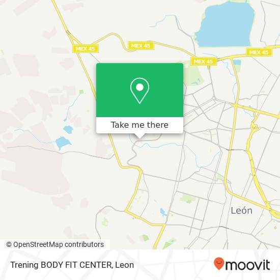 Trening BODY FIT CENTER map