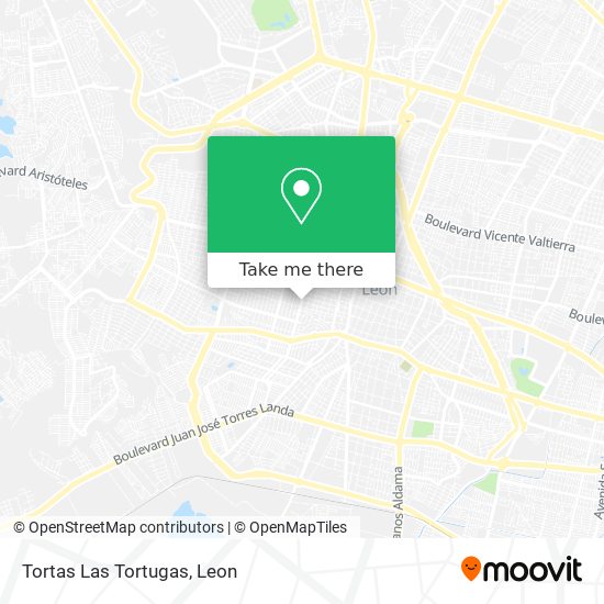 Tortas Las Tortugas map