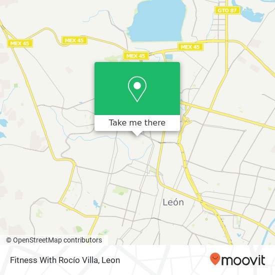 Fitness With Rocío Villa map