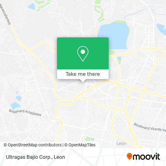 Mapa de Ultragas Bajío Corp.