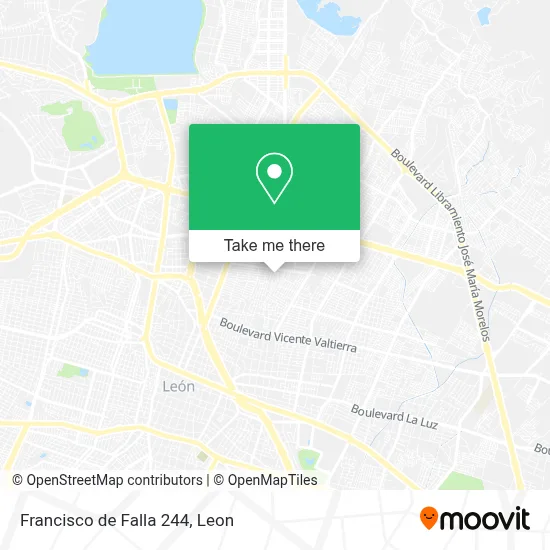 Francisco de Falla 244 map