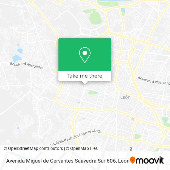 Mapa de Avenida Miguel de Cervantes Saavedra Sur 606