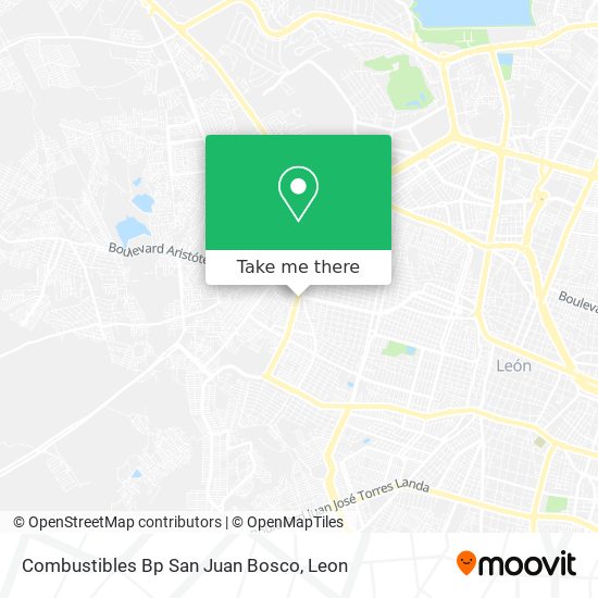 Combustibles Bp San Juan Bosco map
