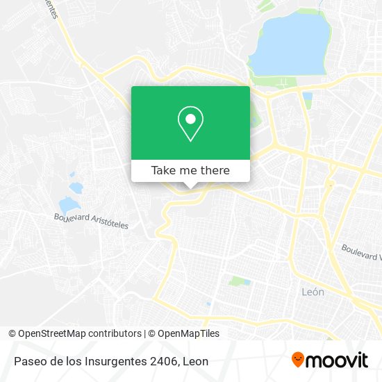 Paseo de los Insurgentes 2406 map