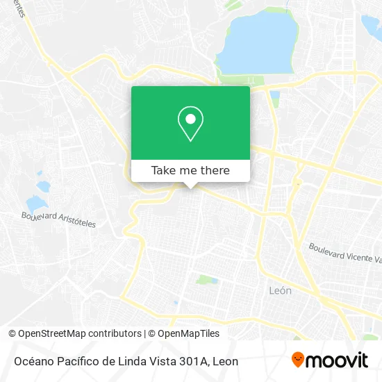 Mapa de Océano Pacífico de Linda Vista 301A