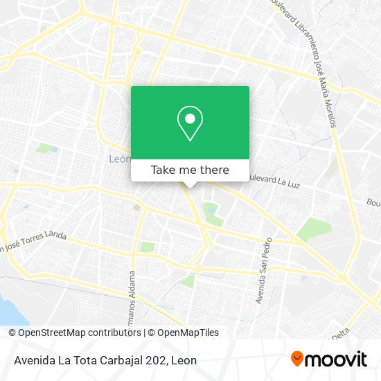 Mapa de Avenida La Tota Carbajal 202