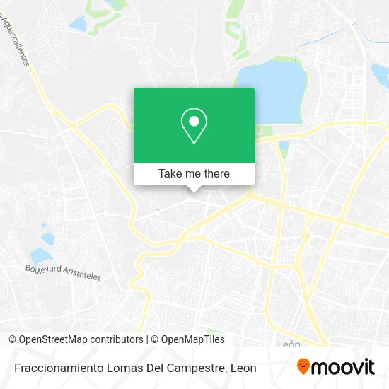 Mapa de Fraccionamiento Lomas Del Campestre