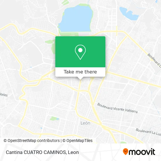 Cantina CUATRO CAMINOS map