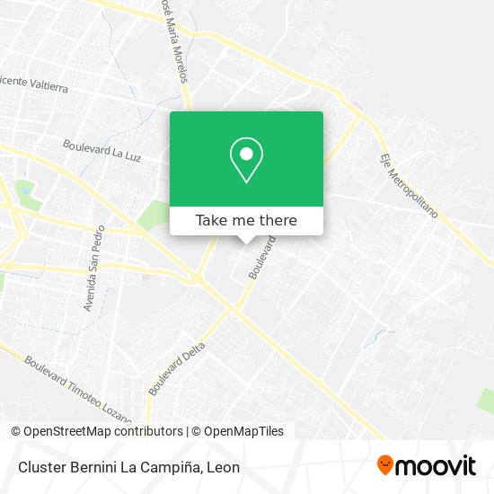 Mapa de Cluster Bernini La Campiña