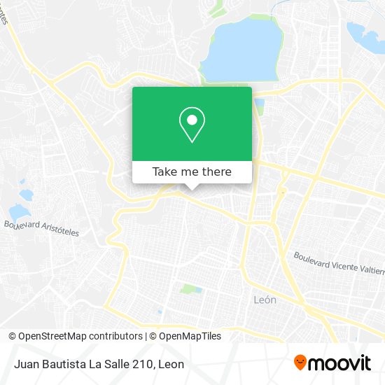 Juan Bautista La Salle 210 map
