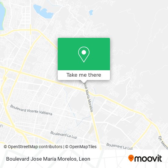 Mapa de Boulevard Jose María Morelos