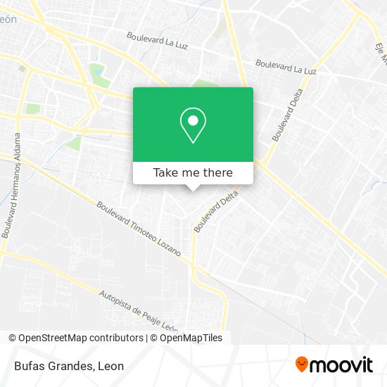 Bufas Grandes map