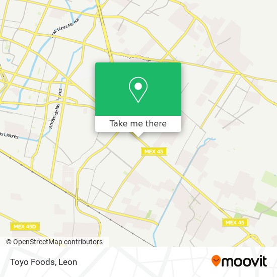 Toyo Foods map