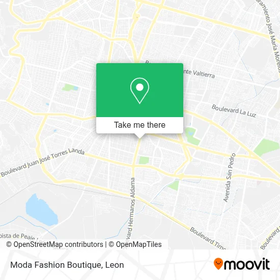 Moda Fashion Boutique map