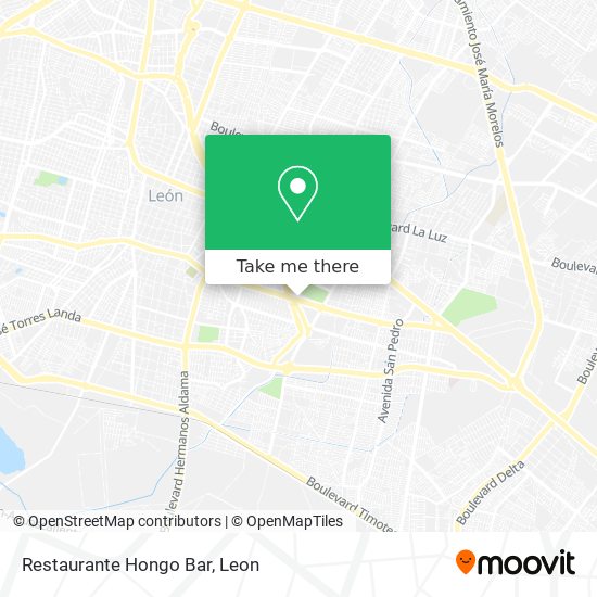Mapa de Restaurante Hongo Bar