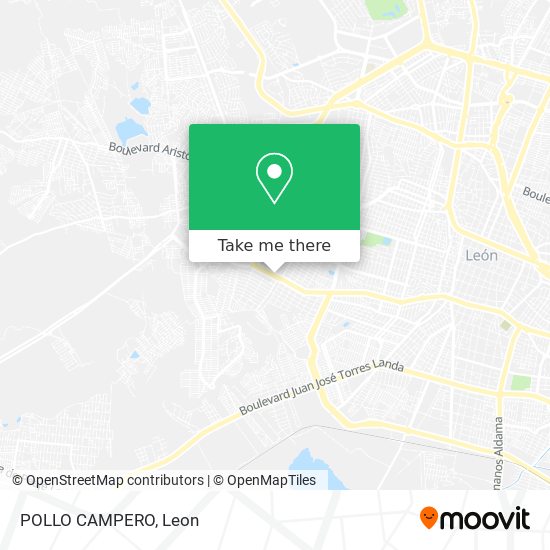 POLLO CAMPERO map