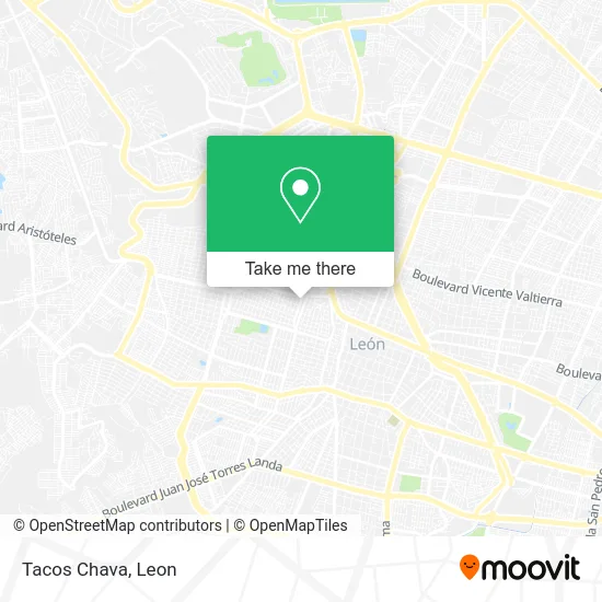 Tacos Chava map