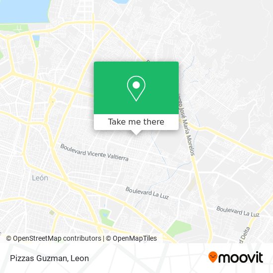 Pizzas Guzman map