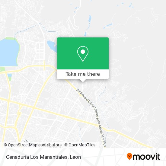 Cenaduría Los Manantiales map