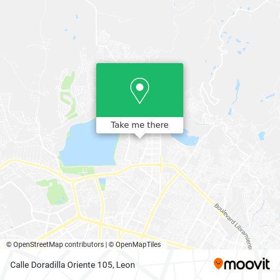 Mapa de Calle Doradilla Oriente 105