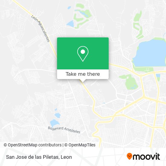 San Jose de las Piletas map