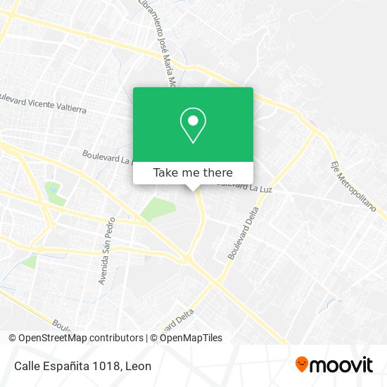 Mapa de Calle Españita 1018