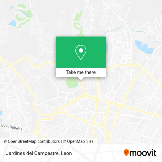 Jardines del Campestre map