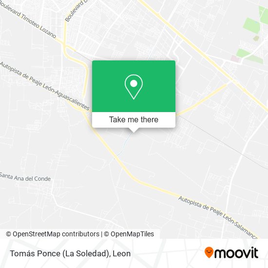 Mapa de Tomás Ponce (La Soledad)