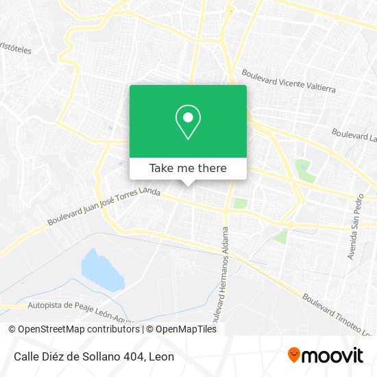 Mapa de Calle Diéz de Sollano 404