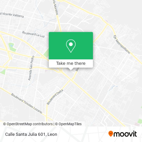 Mapa de Calle Santa Julia 601