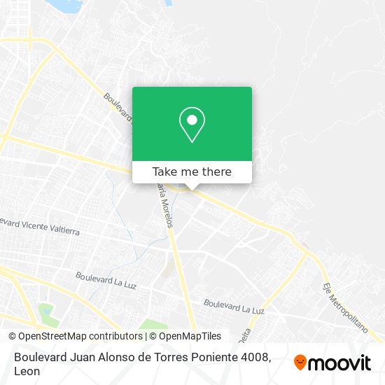 Mapa de Boulevard Juan Alonso de Torres Poniente 4008