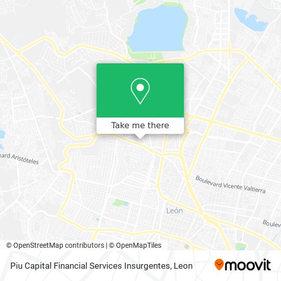 Piu Capital Financial Services Insurgentes map