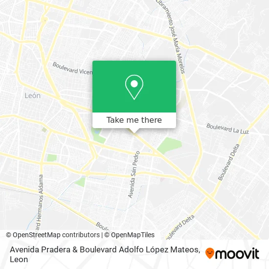 Mapa de Avenida Pradera & Boulevard Adolfo López Mateos