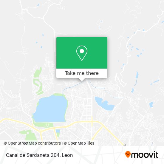 Mapa de Canal de Sardaneta 204