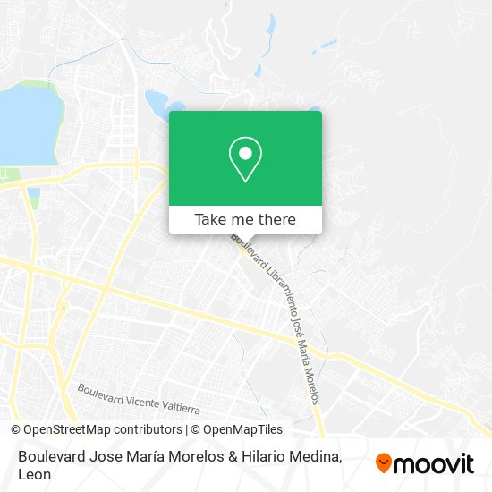 Mapa de Boulevard Jose María Morelos & Hilario Medina