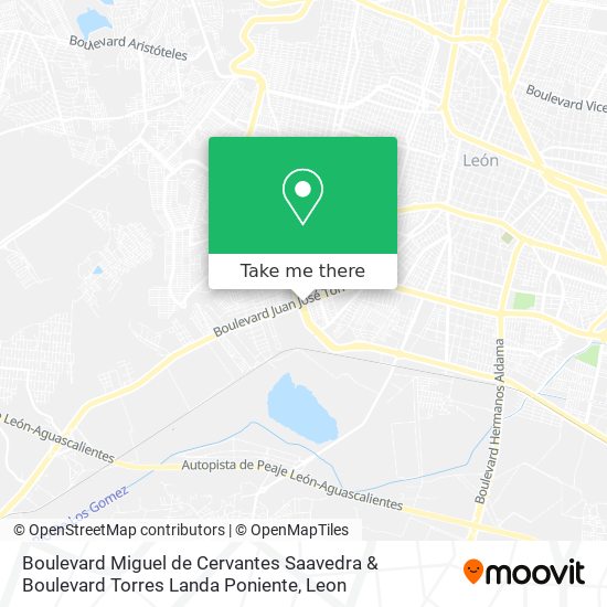Boulevard Miguel de Cervantes Saavedra & Boulevard Torres Landa Poniente map