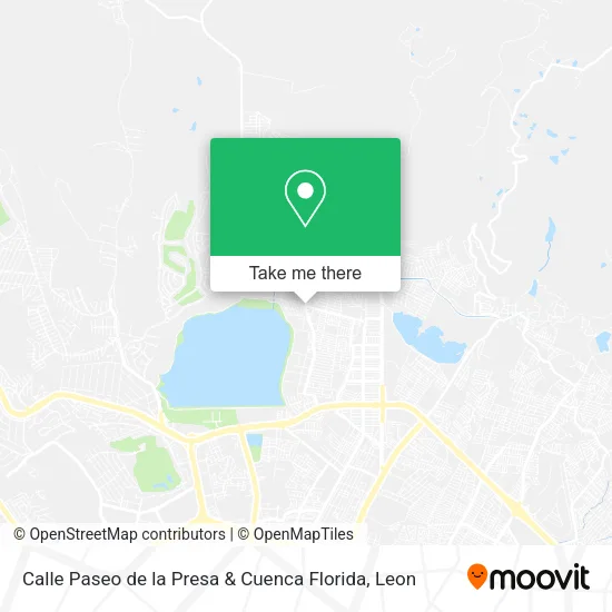 Calle Paseo de la Presa & Cuenca Florida map