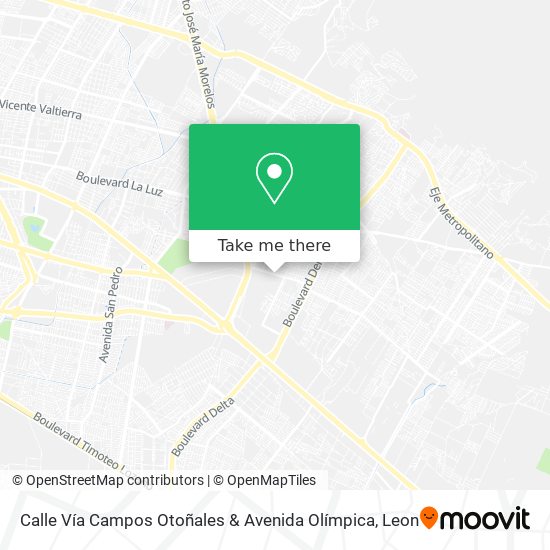 Calle Vía Campos Otoñales & Avenida Olímpica map