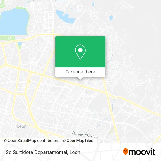 Sd Surtidora Departamental map