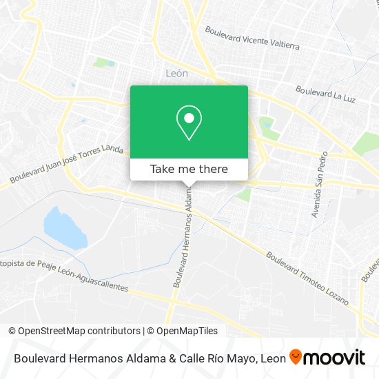 Boulevard Hermanos Aldama & Calle Río Mayo map