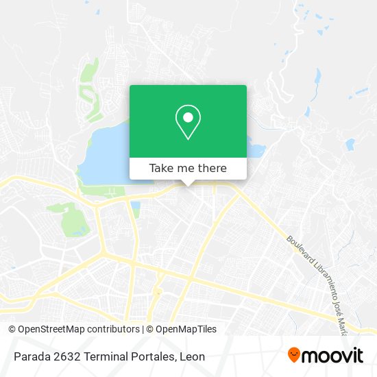 Parada 2632 Terminal Portales map