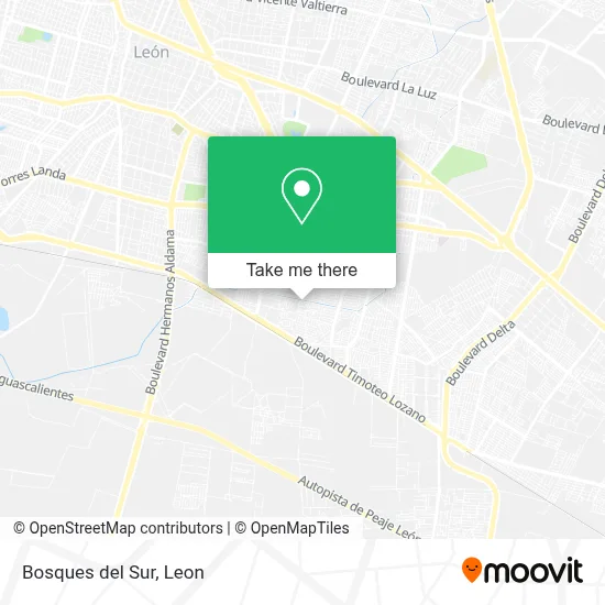 Bosques del Sur map