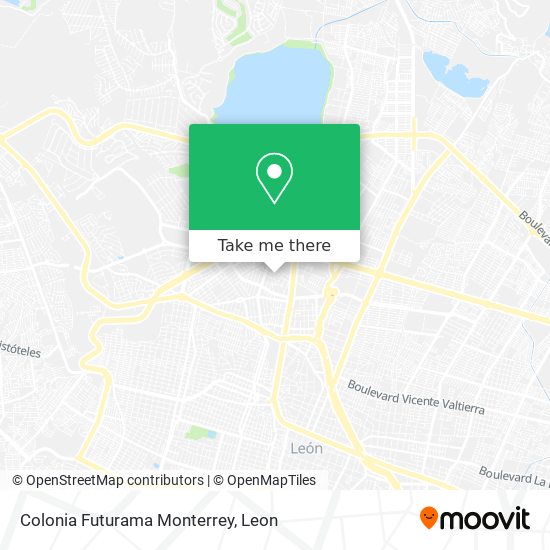 How to get to Colonia Futurama Monterrey in León by Bus?