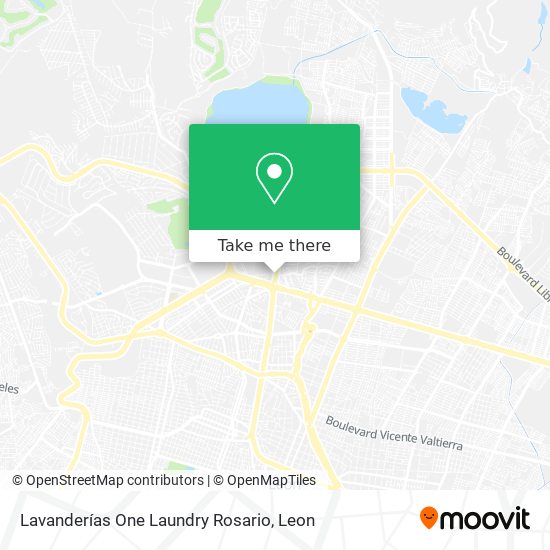 Mapa de Lavanderías One Laundry Rosario