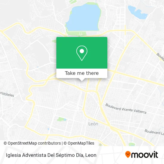 Mapa de Iglesia Adventista Del Séptimo Día