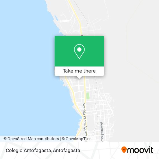 Colegio Antofagasta map