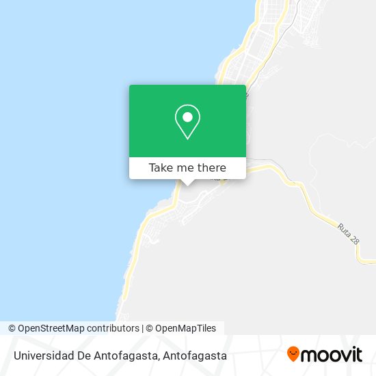 Universidad De Antofagasta map