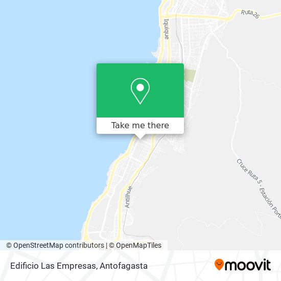Edificio Las Empresas map