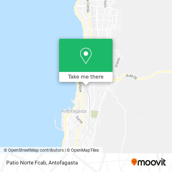 Mapa de Patio Norte Fcab
