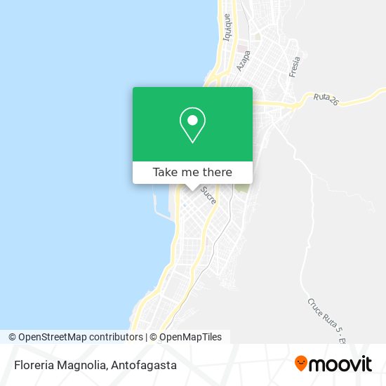 Mapa de Floreria Magnolia